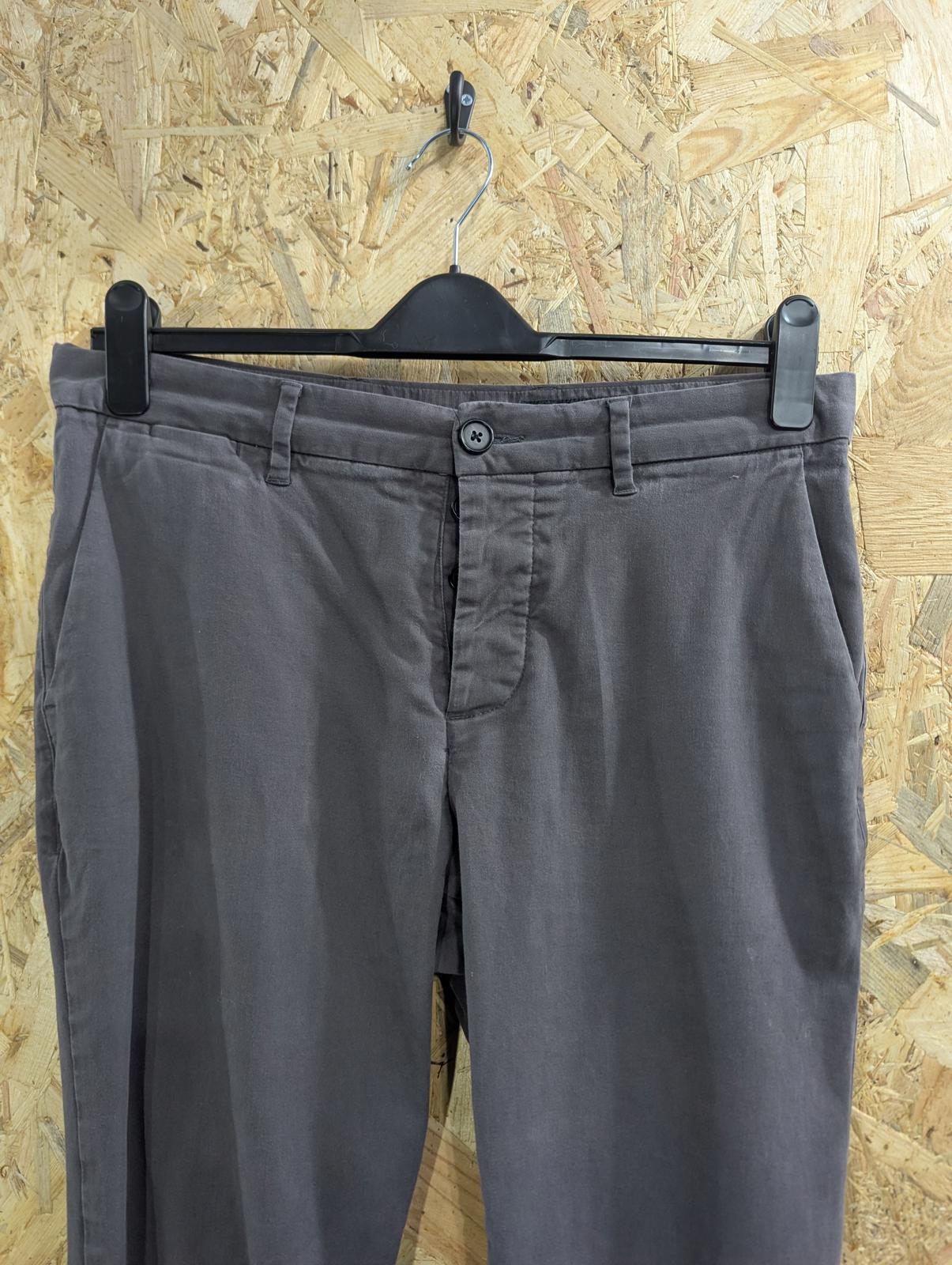 All Saints Felix Chino Trousers W32 L30 Charcoal Grey Button Fly Slim Fit Taper