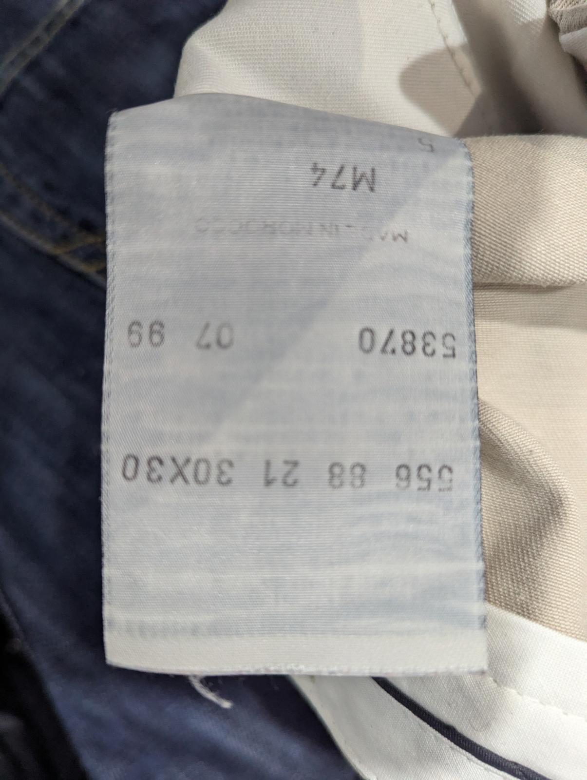 Levis Sta-Prest Chino Trousers W30 L30 Beige Straight Leg Centre-Creased Pants