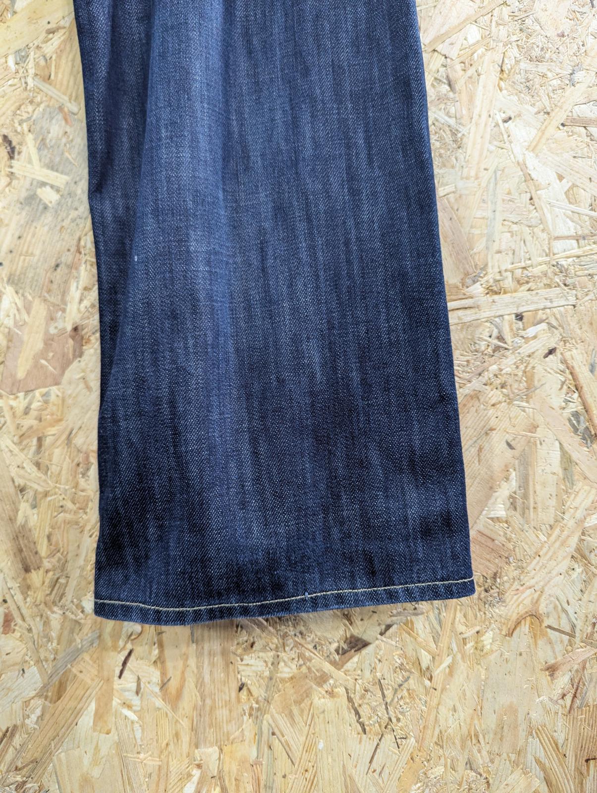 Edwin ED-39 Regular Jeans W36 L32 Men Straight Fit Navy Blue Denim Button Fly