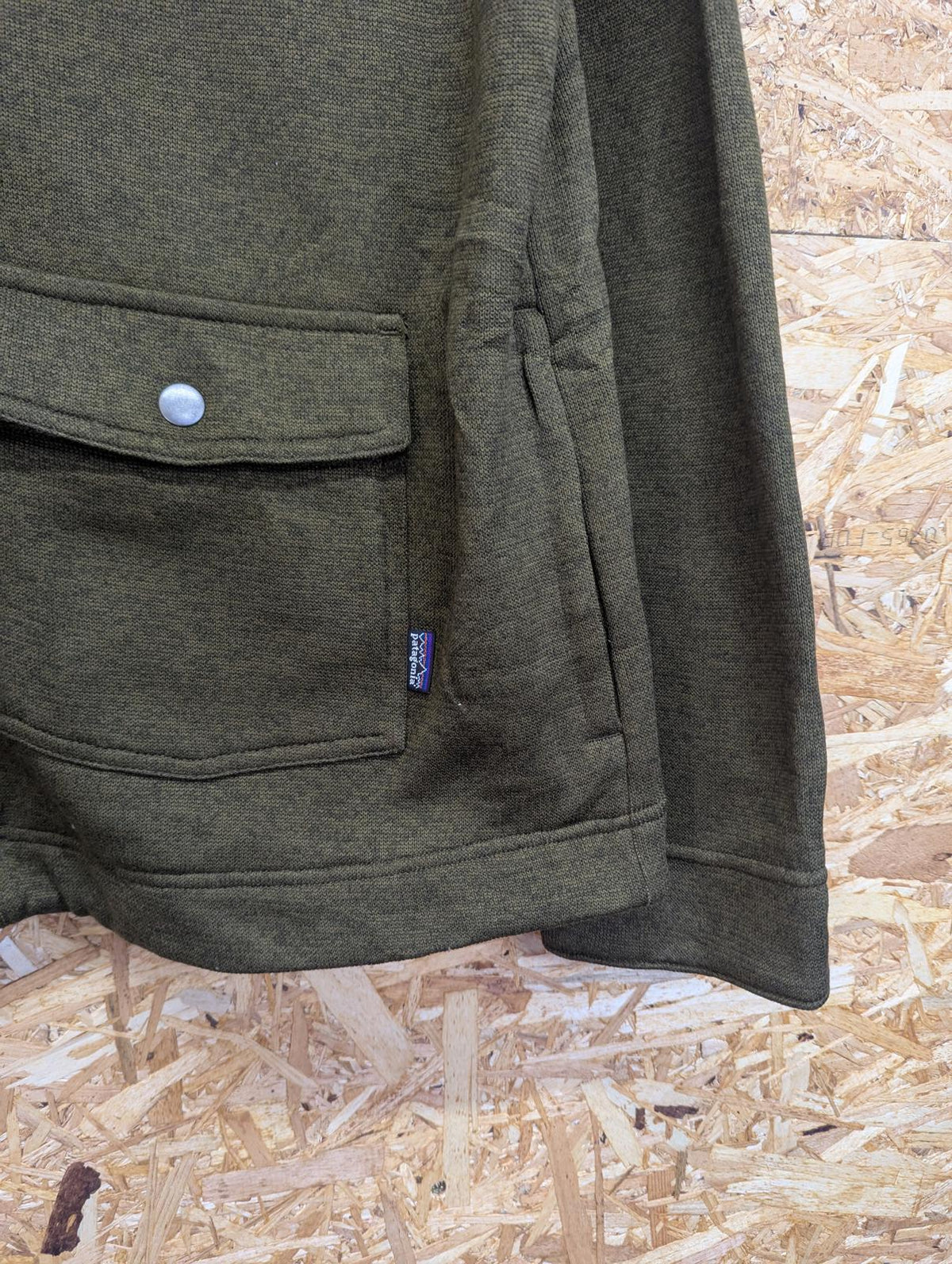 Patagonia Better Sweater Chore Jacket XL Men Fleece Full Zip Khaki Pockets