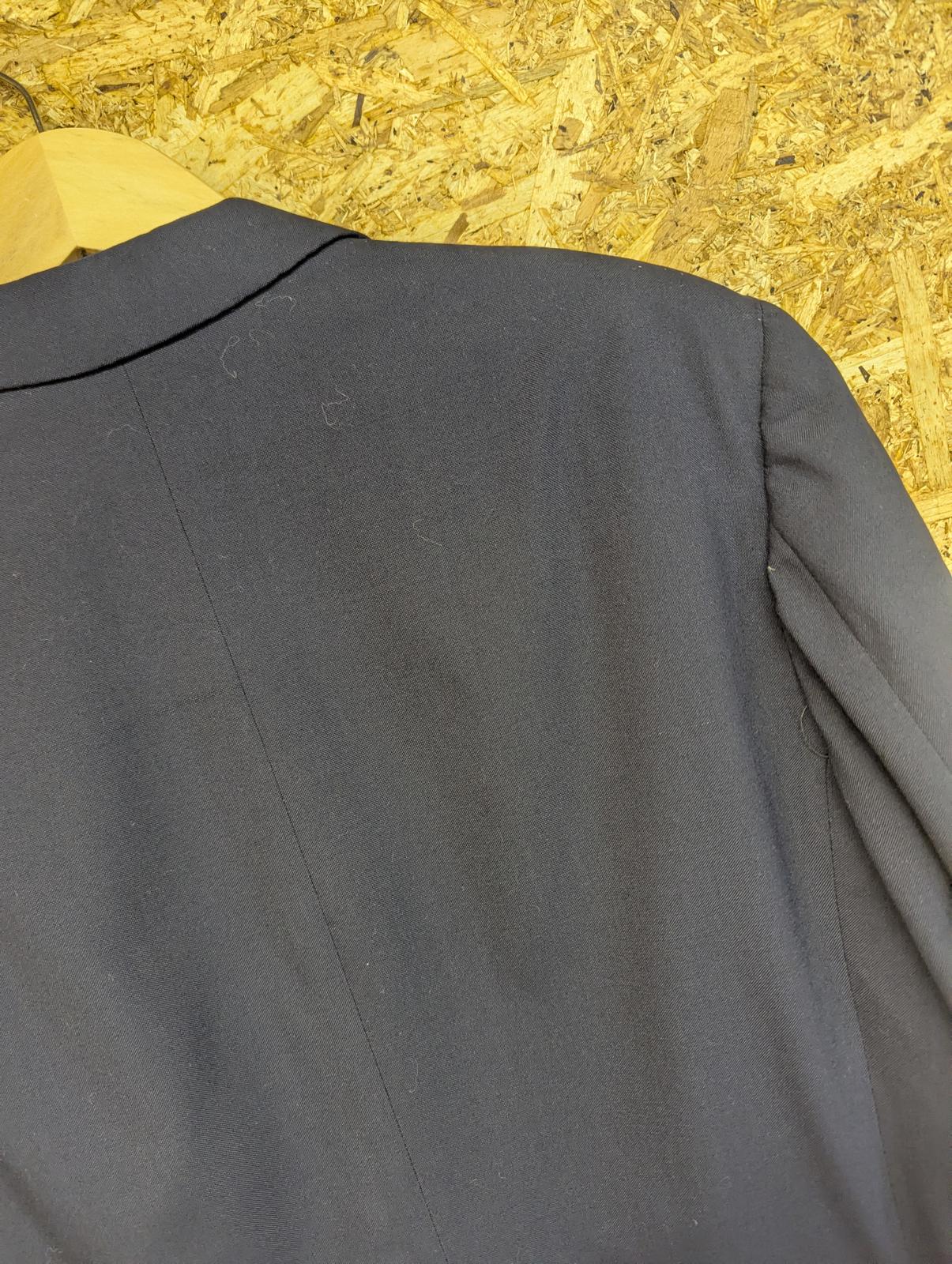 Aquascutum Pure New Wool Blazer 40 M Navy Blue Jacket England Vintage 3 Button