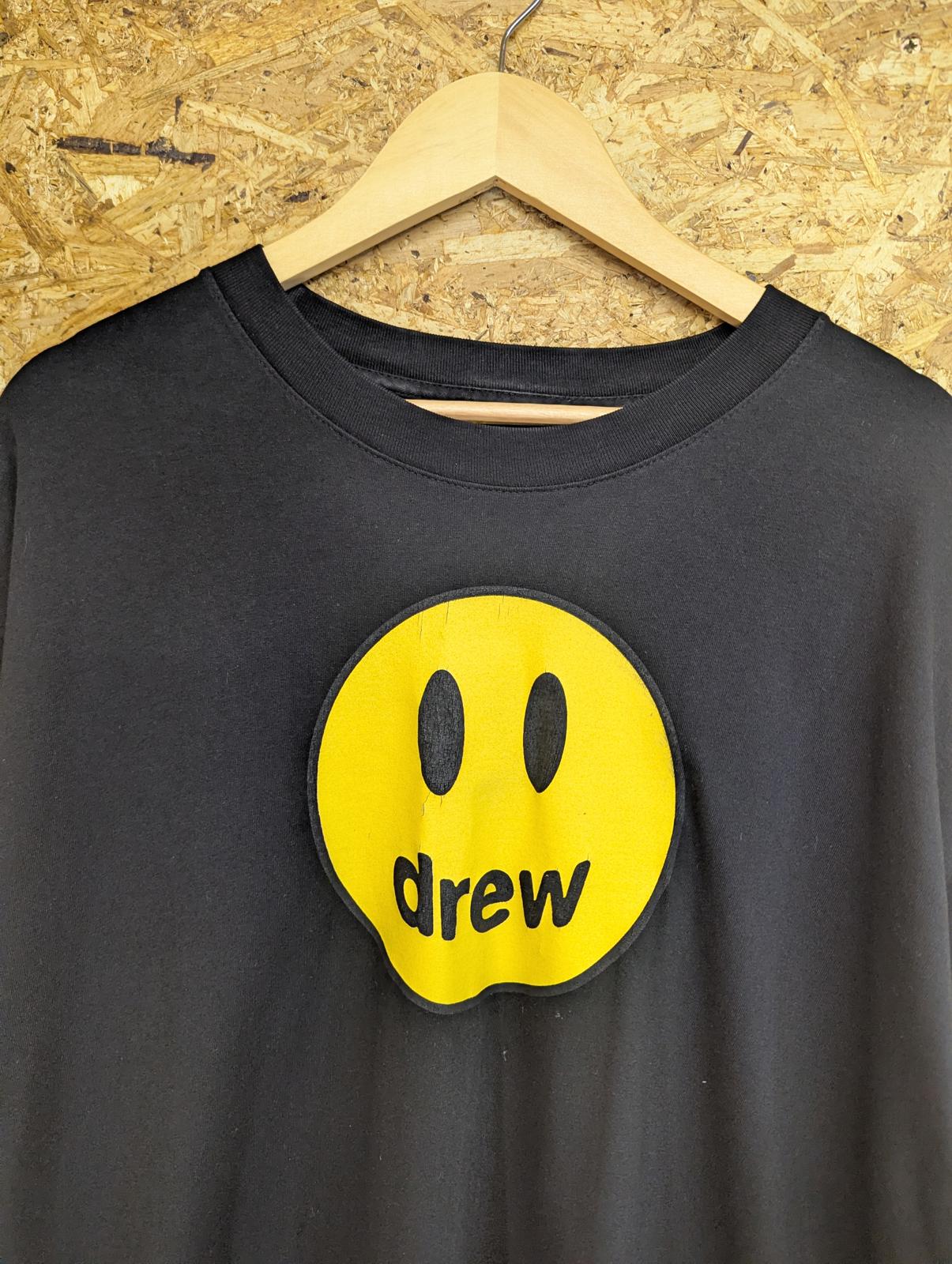 Drew House Mascot Long Sleeve T-Shirt XL Black Cotton Justin Bieber USA Made