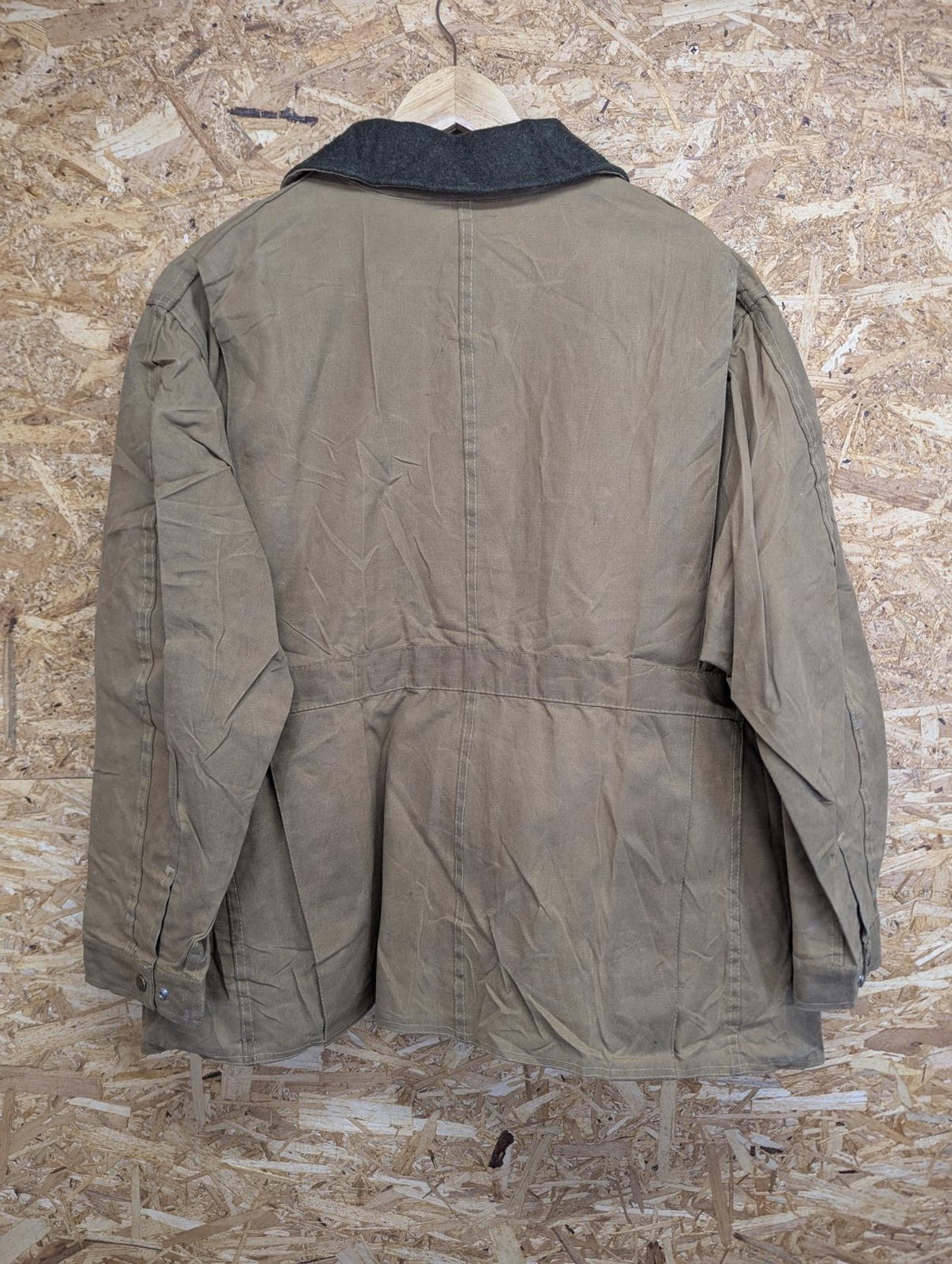 Filson Jacket Size XXL 48 Men Style 64 Tin Cloth Made In USA Tan Duck Brown