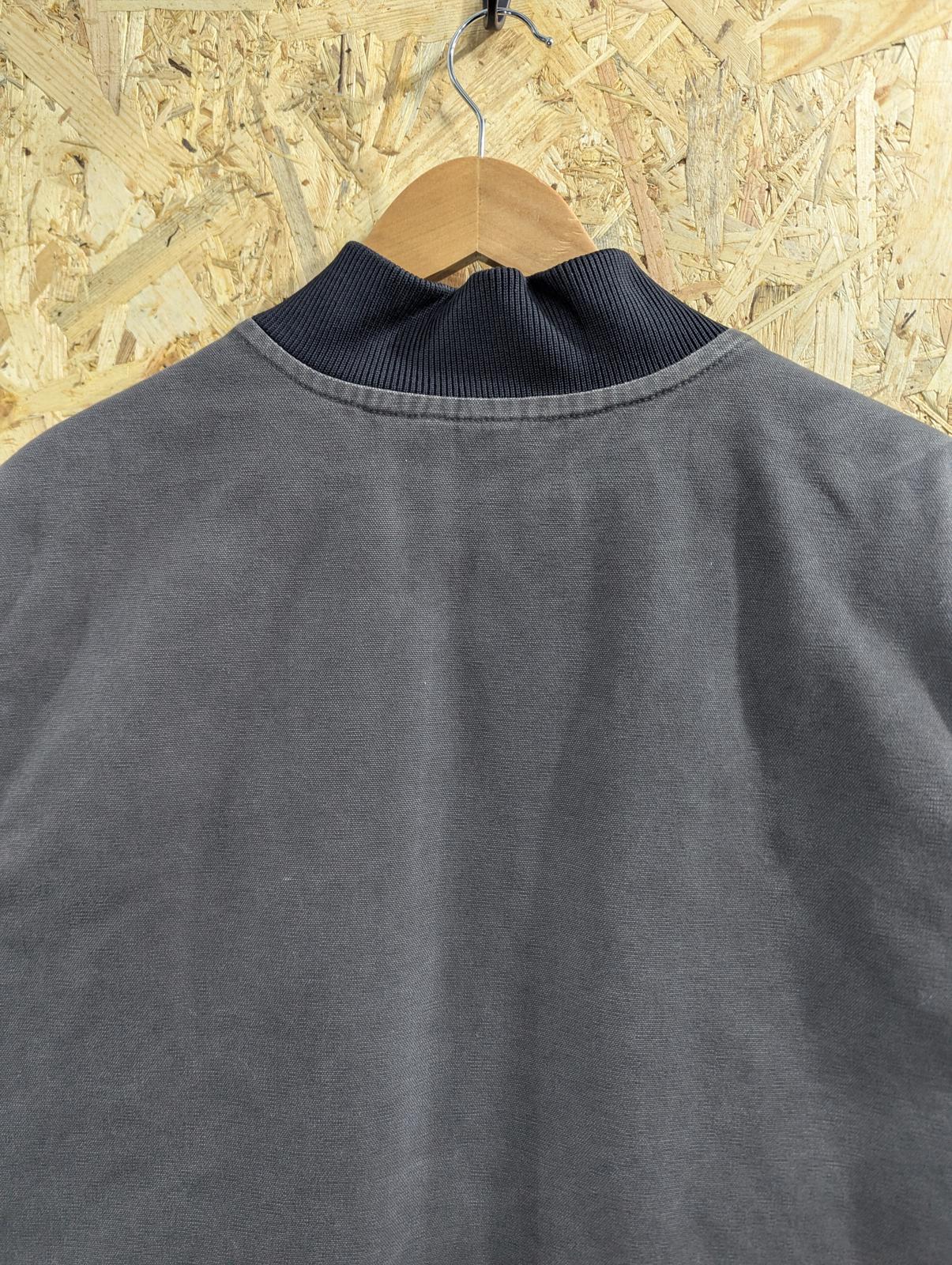 Carhartt Grey Quilted Lined Vest 4XL Men Quilted Padded Workwear Utility Pockets