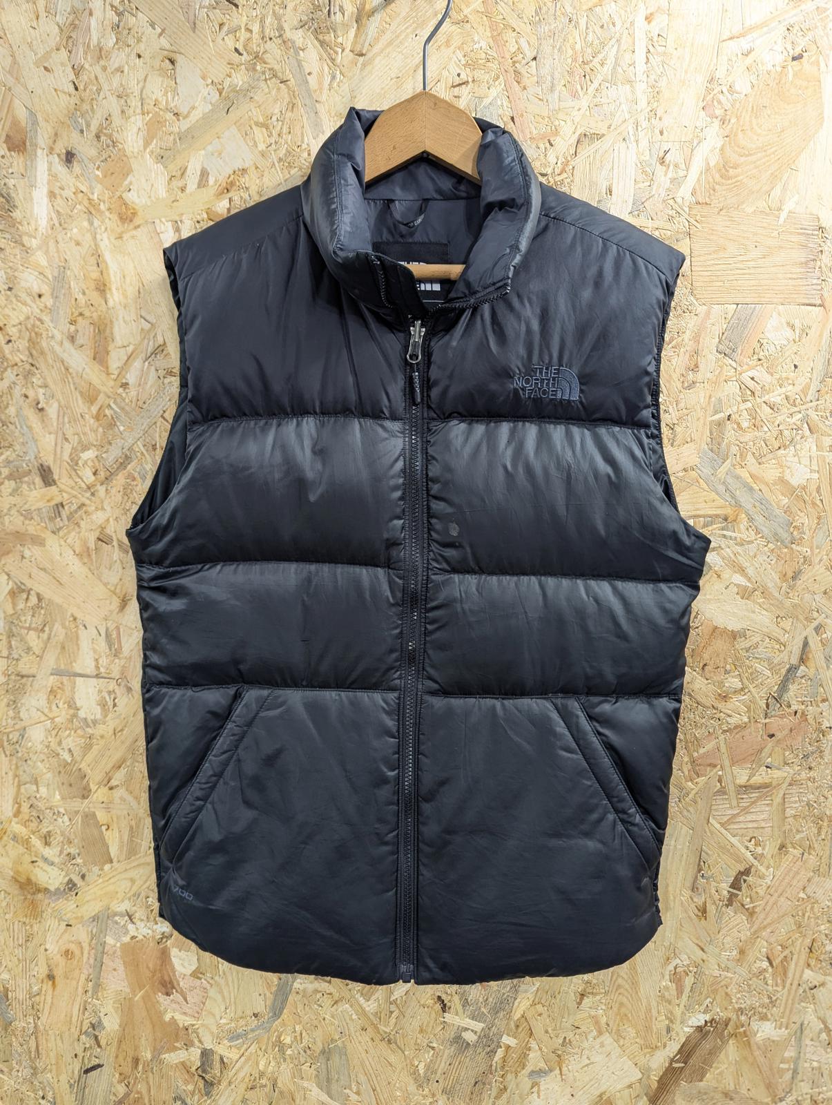 North Face 700 Vest XS Men Black Goose Down Feather Nuptse Fill Bodywarmer Gilet
