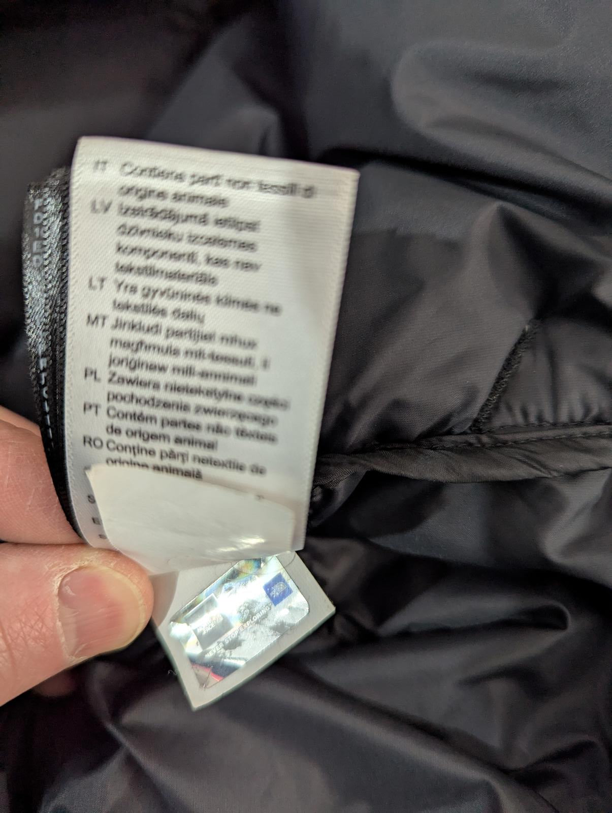 North Face 700 Vest XS Men Black Goose Down Feather Nuptse Fill Bodywarmer Gilet