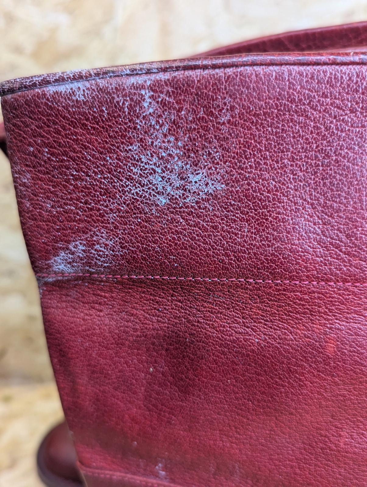 Trippen Full Grain Red Leather Boots Women UK Size 5 EU 38 Strap Lace Tie