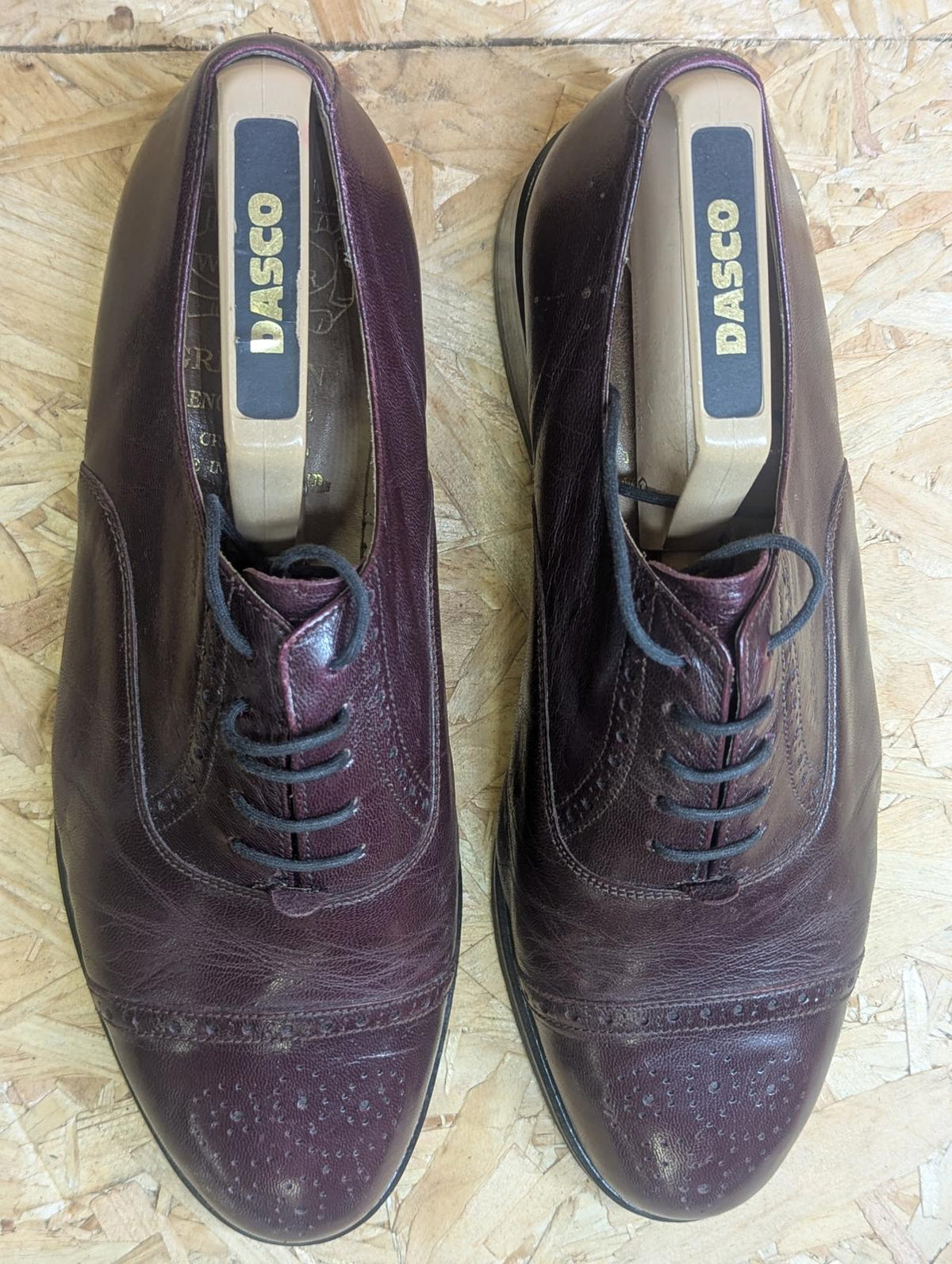 Grenson Brown Leather Derby Shoes UK 8.5 Men Lace Brogue Royal Windsor Leather