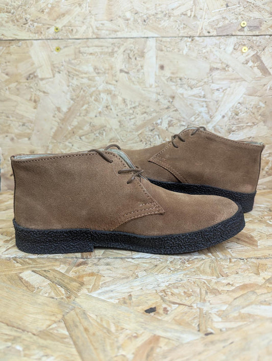 Delicious Junction Bullitt Shoes 6 UK 40 EU Mod 60s Retro Lace Suede Tan Brown