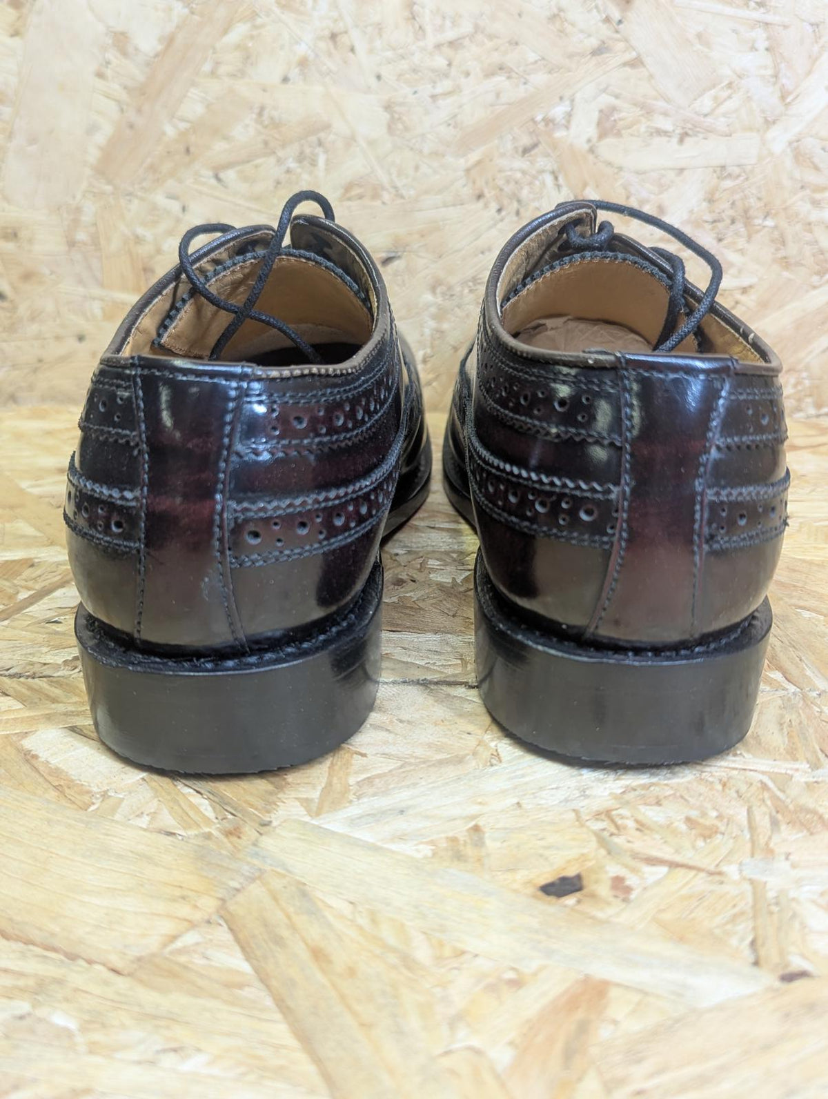 Delicious Junction Shoe 6 UK 40 EU Mod 60s Retro Lace Burgundy OxBlood Royale