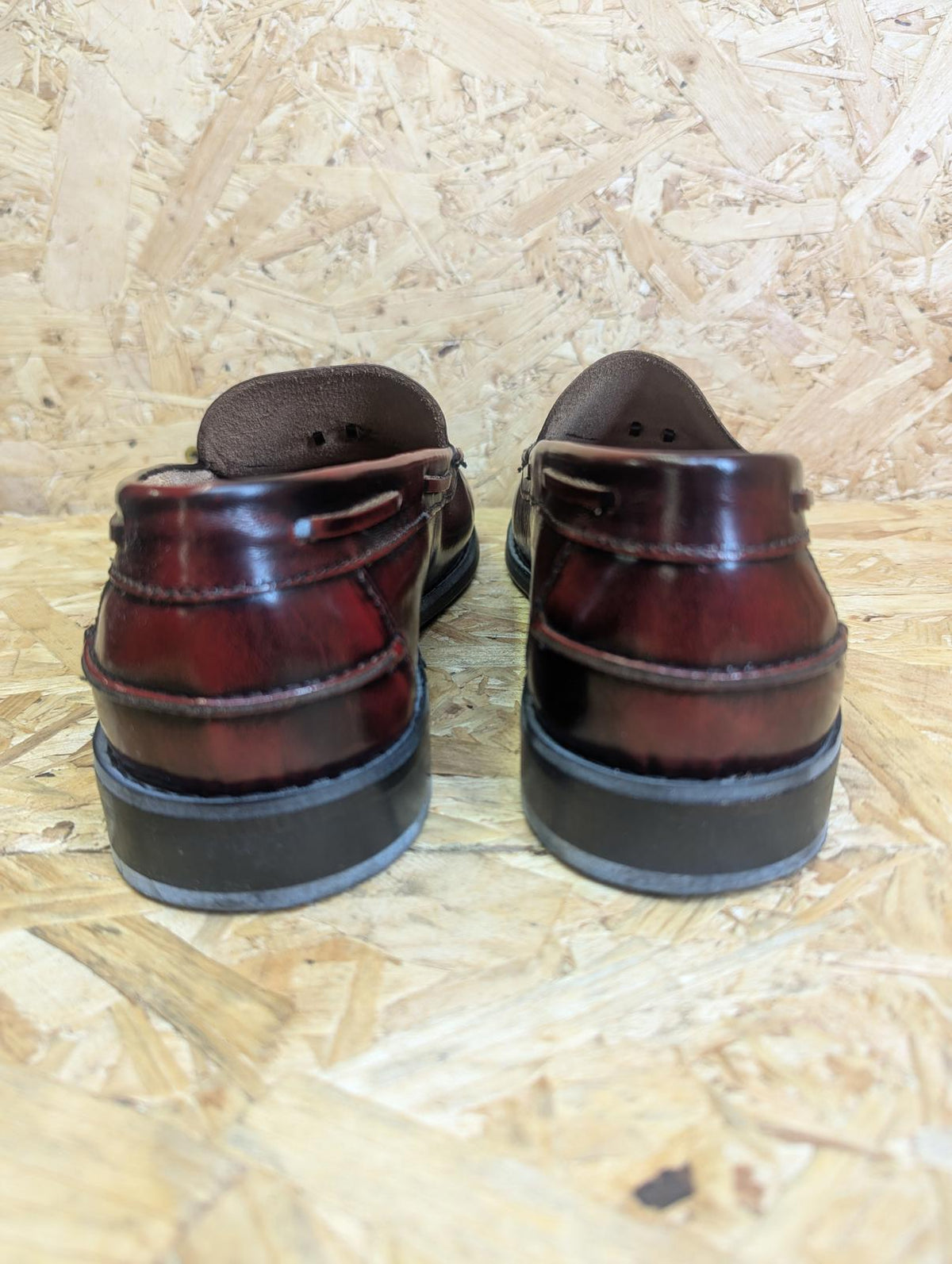 Delicious Junction Merton OxBlood Loafer Shoe 6 UK 40 EU Mod 60s Retro Slip-on