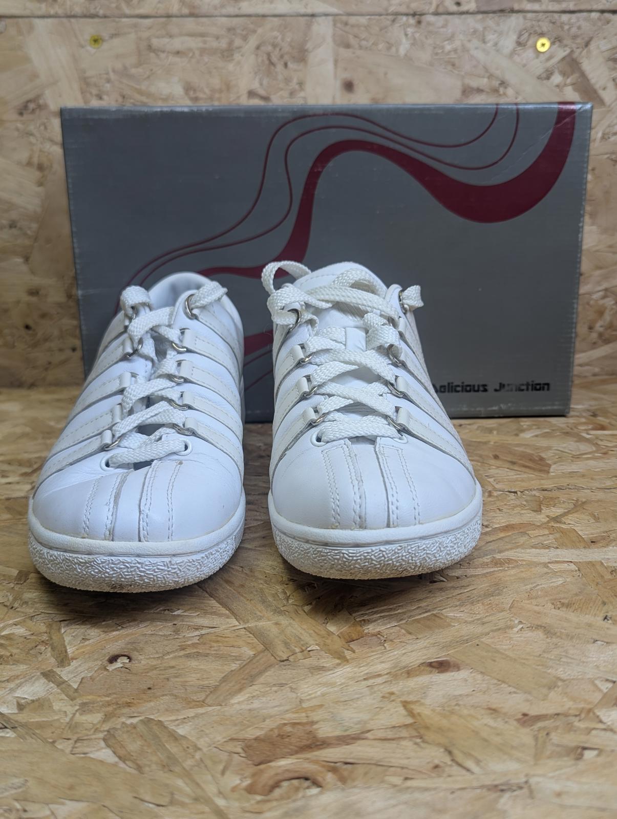 K-Swiss Classic Luxury Edition UK 6 EU 39.5 Women White Lace-Up