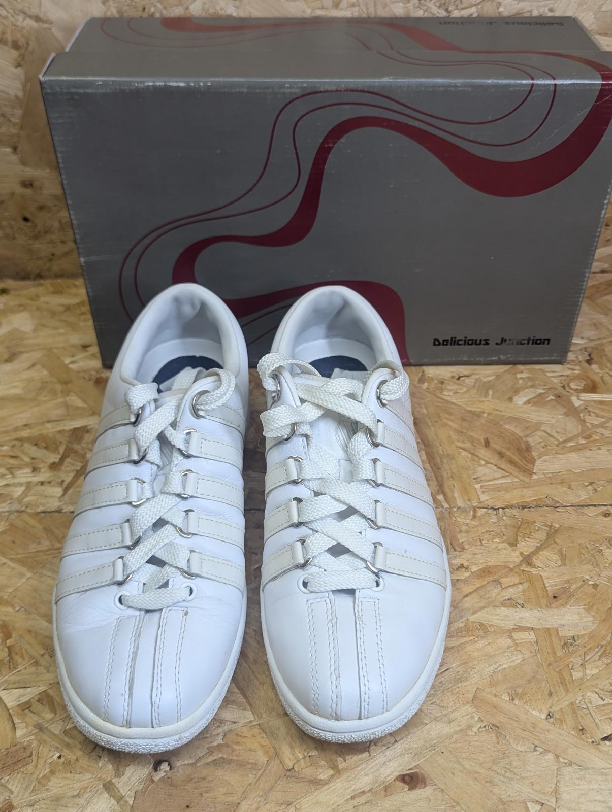 K-Swiss Classic Luxury Edition UK 6 EU 39.5 Women White Lace-Up