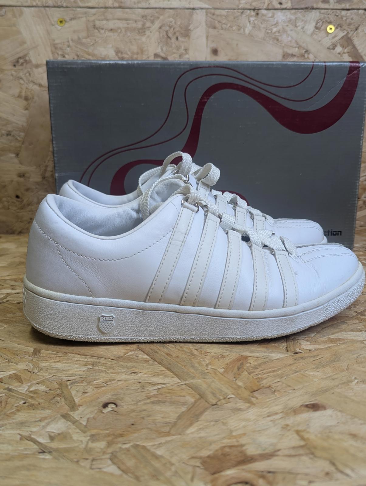K-Swiss Classic Luxury Edition UK 6 EU 39.5 Women White Lace-Up
