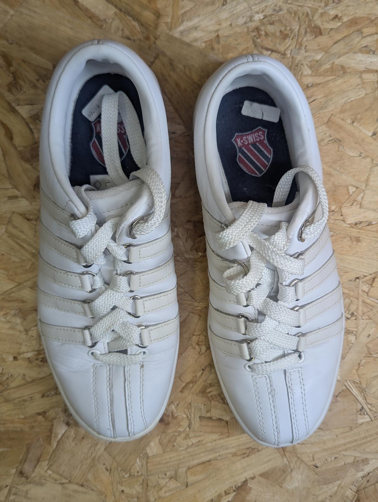 K-Swiss Classic Luxury Edition UK 6 EU 39.5 Women White Lace-Up