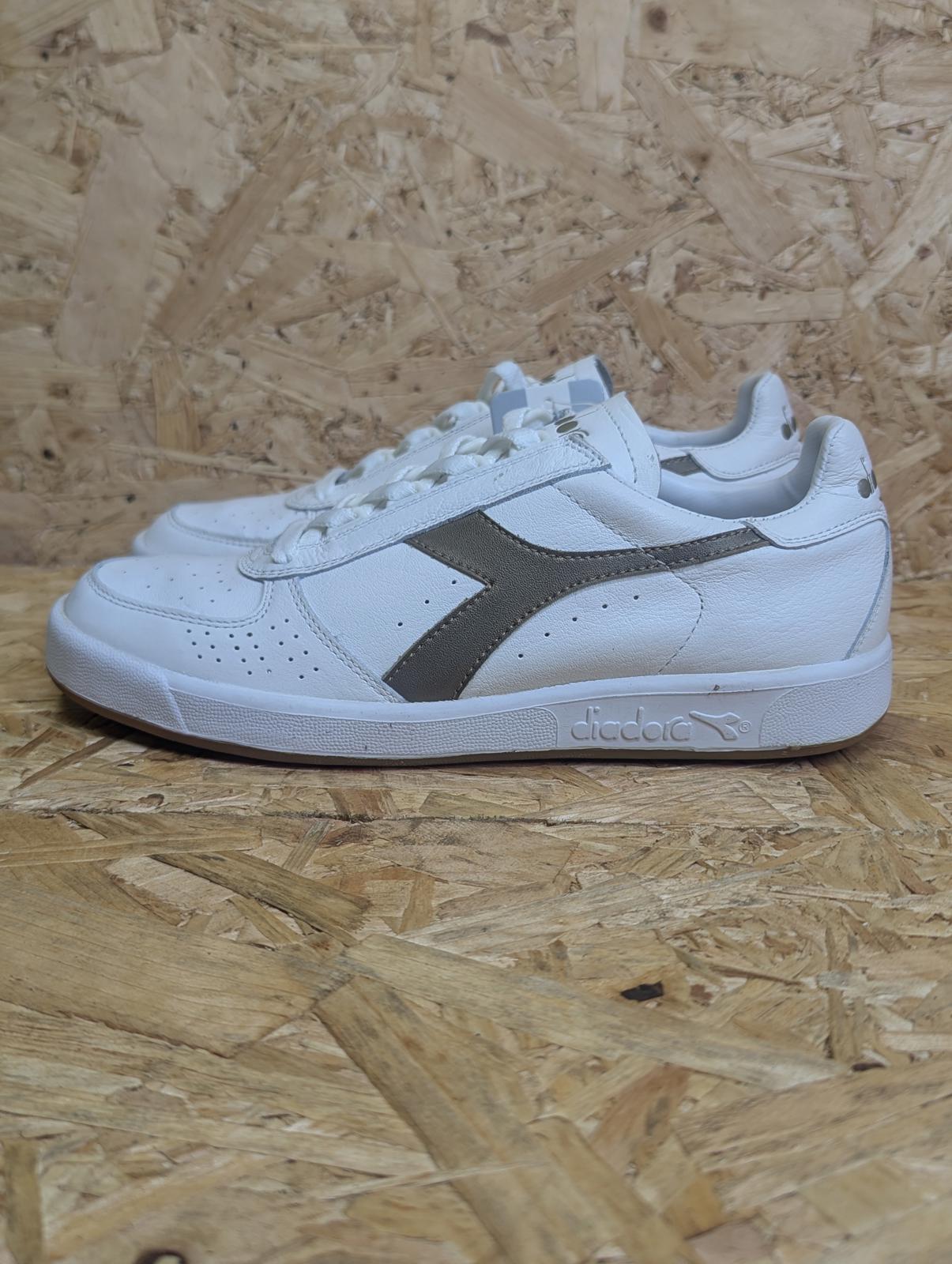 Diadora B.Elite 81 Italia UK 6 EU 39 White Gold Borg Heritage Lace-Up Boxed NWT