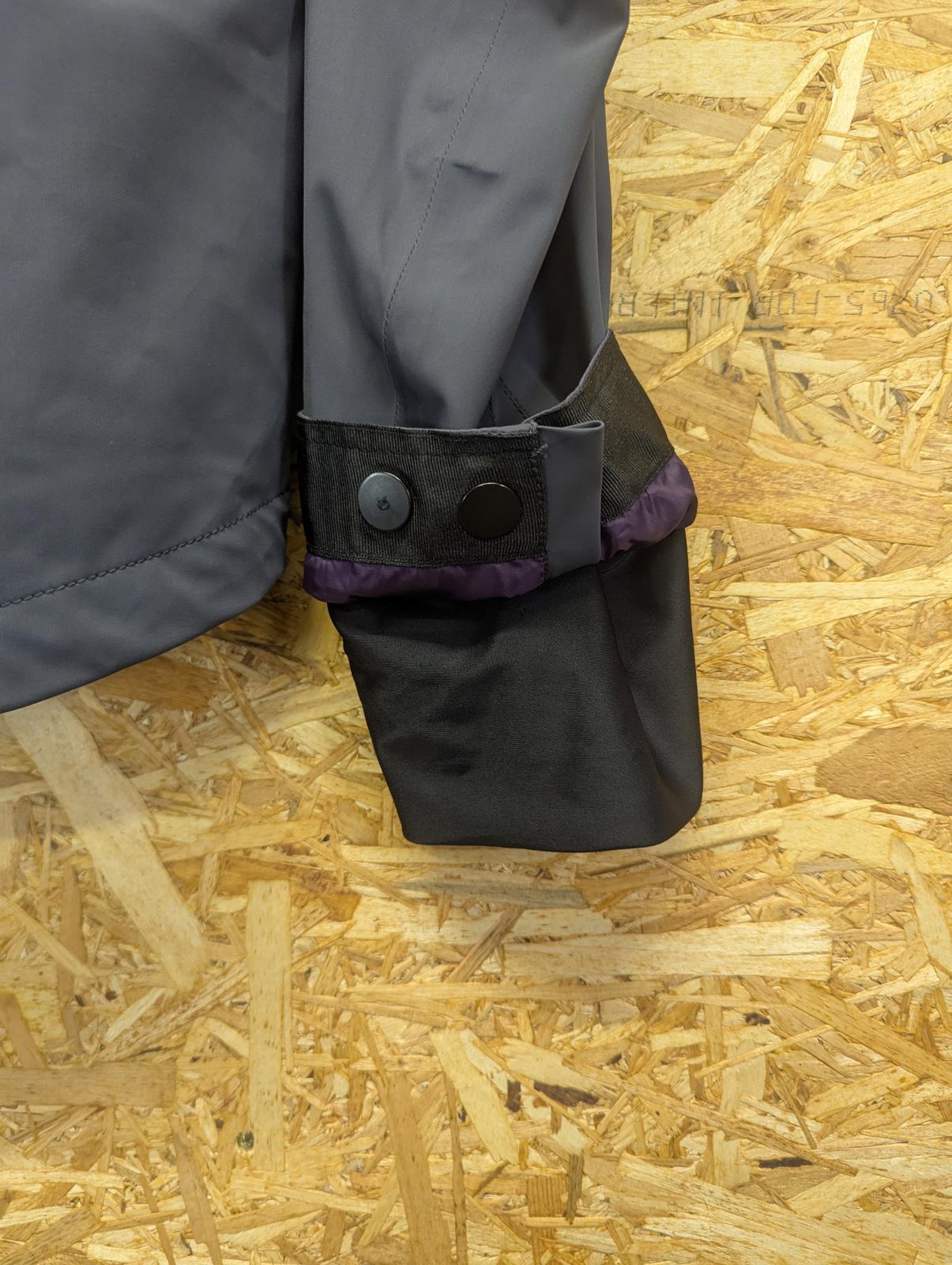 Karrimor k100 Rain Jacket Large Men Waterproof Coat Grey Blue Purple Anorak