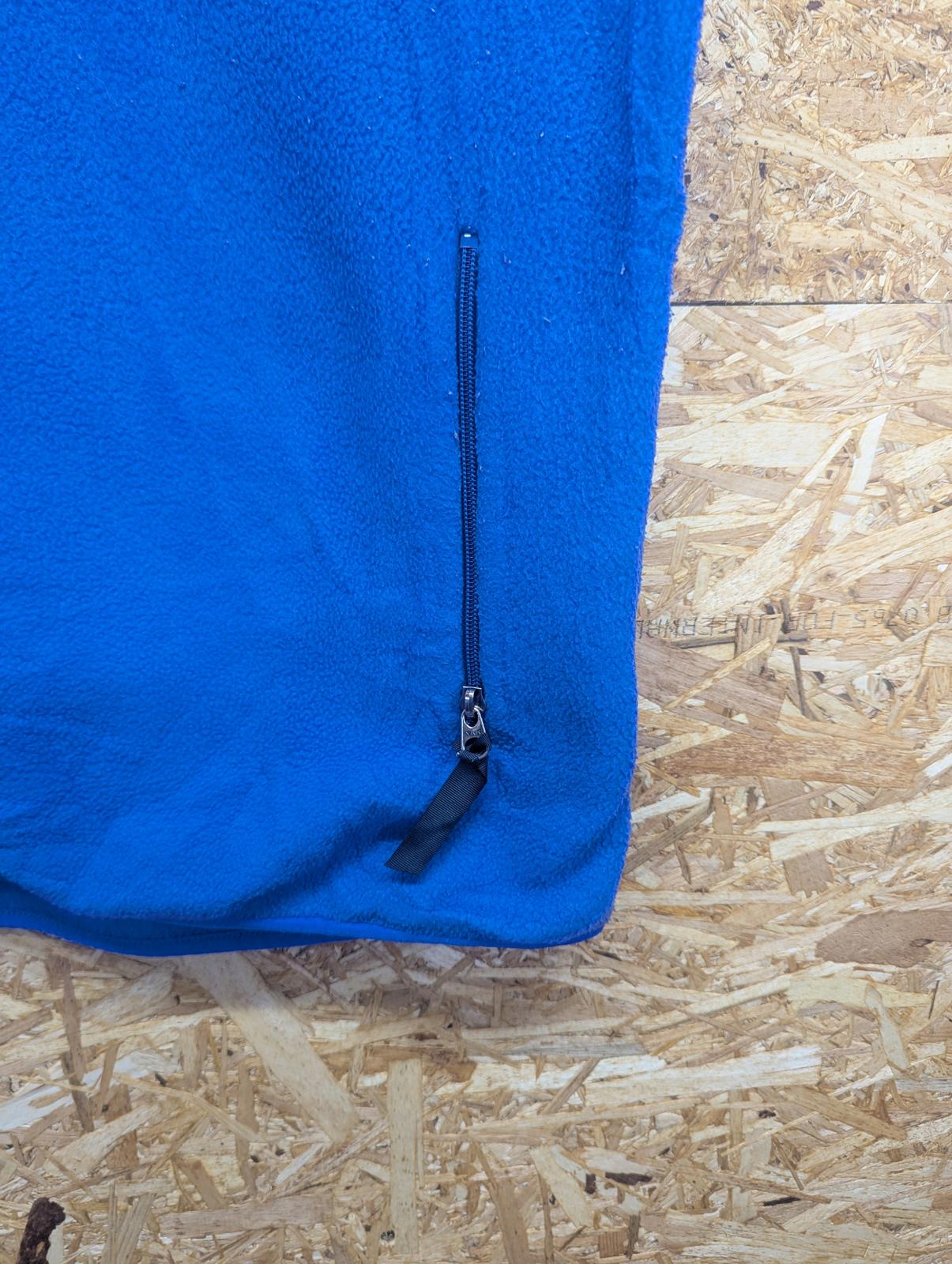 Vintage Patagonia Vest Fleece XXL Men Blue Full Zip Gilet Bodywarmer 90s