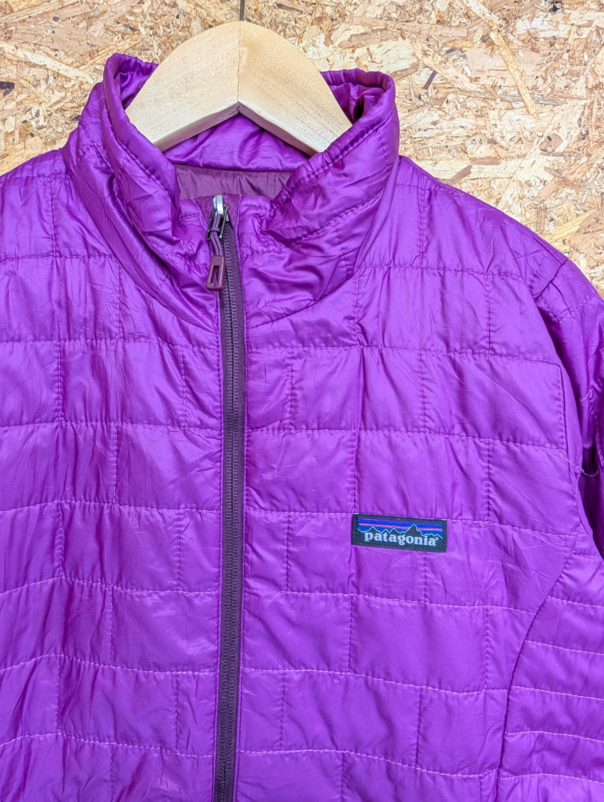 Patagonia Nano Puff Purple Pink Jacket Medium Women Quilted Lightweight Layer