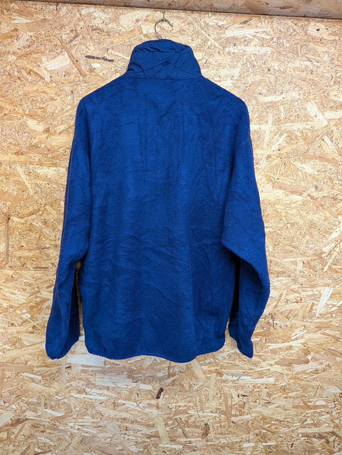Vintage USA Made 90s Patagonia Navy Blue Fleece Large Men Synchilla Full Zip