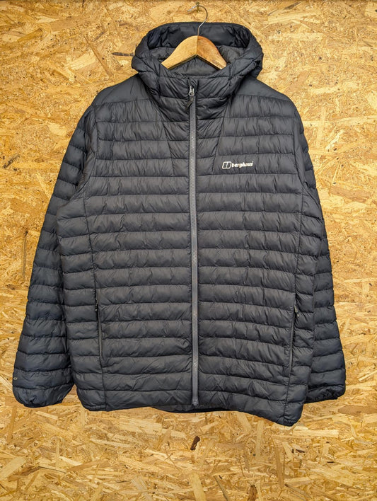 Berghaus Vaskye Puffer Jacket XL Men Black Hydraloft Pertex Quantum Coat