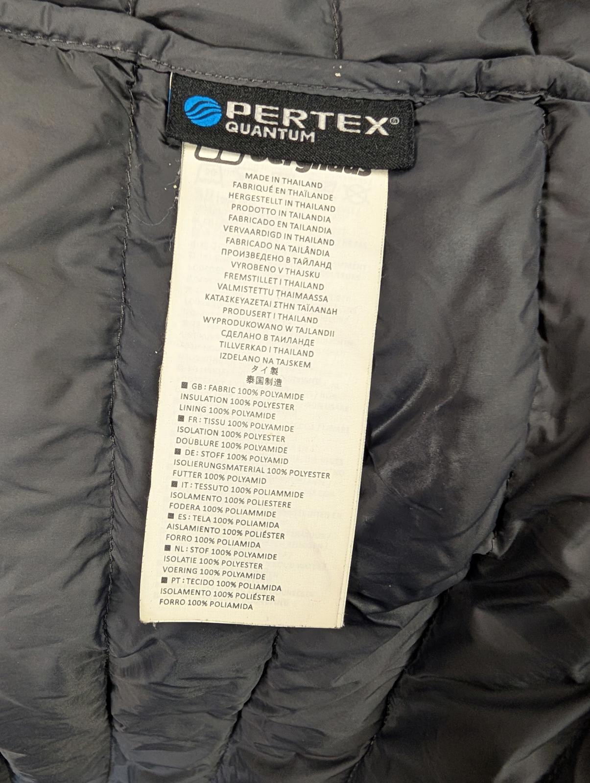 Berghaus Vaskye Puffer Jacket XL Men Black Hydraloft Pertex Quantum Coat