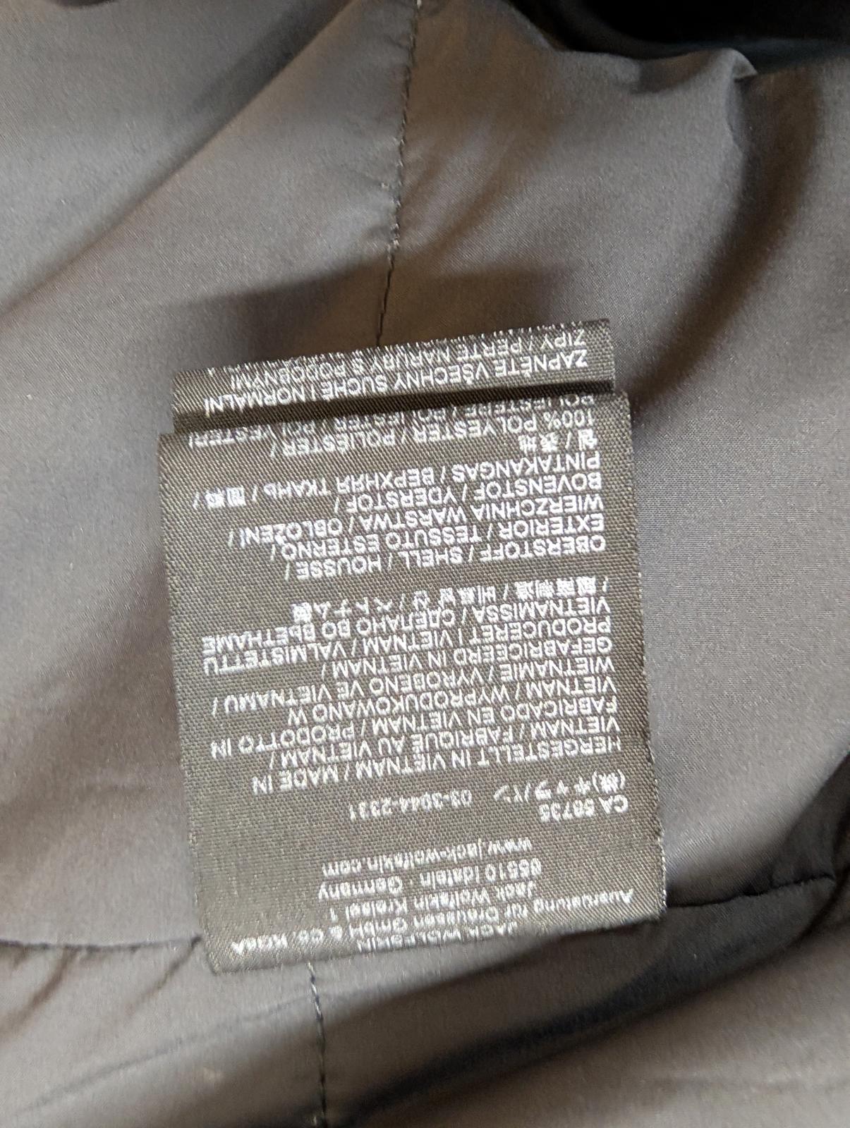 Jack Wolfskin Madison Avenue Parka Jacket SZ 12 Medium Women Coat Hooded Fleece