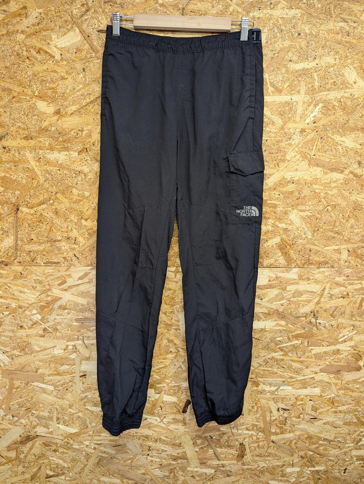 North Face Cargo Trousers Youth XL W30 L30 Black Hiking Joggers Casual Cuffed