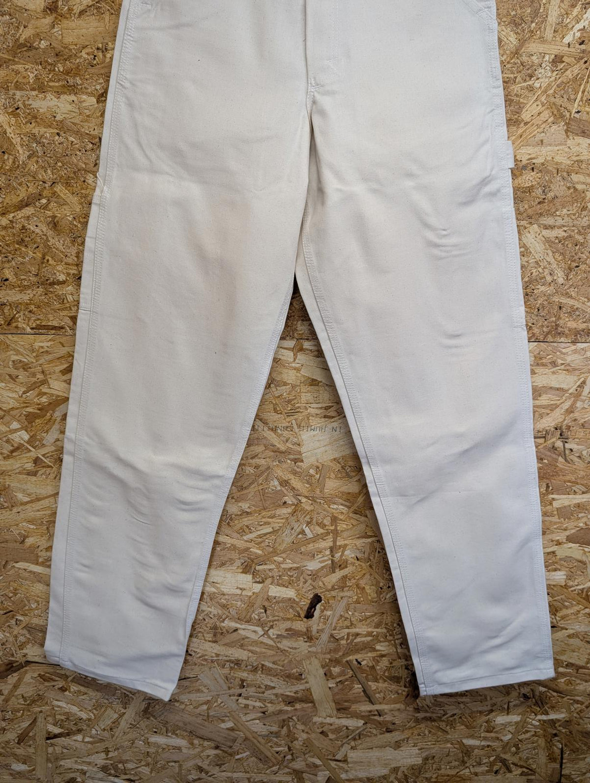 Stan Ray Carpenter Jeans W28 L32 Men Baggy Fit Cream White Cargo USA Zip Fly