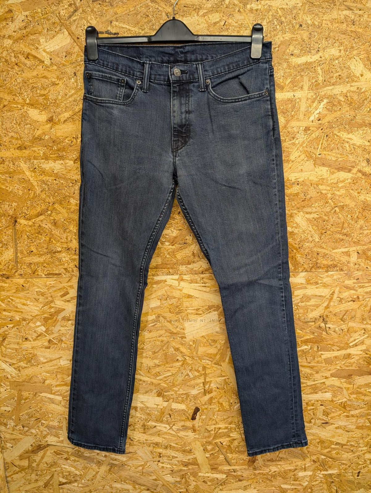 Levis 511 Slim Jeans W32 L32 Men Navy Blue Slim Straight Leg Red Tab Zip Fly