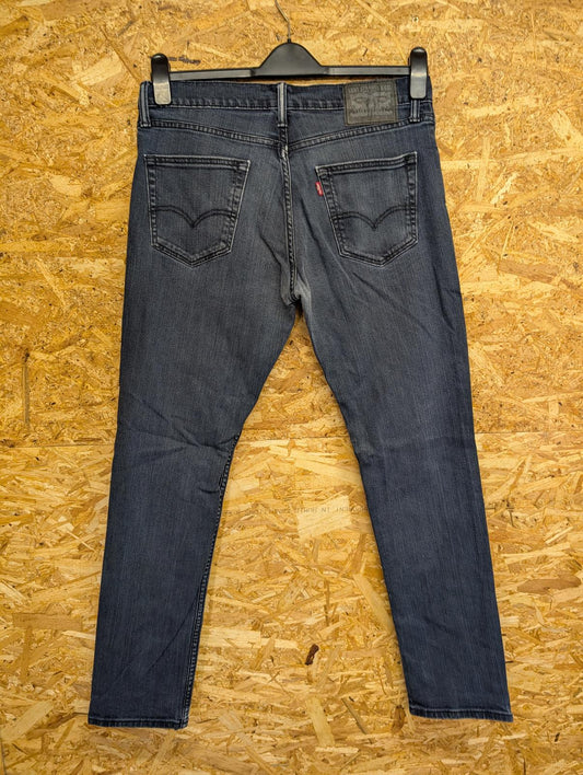 Levis 511 Slim Jeans W32 L32 Men Navy Blue Slim Straight Leg Red Tab Zip Fly