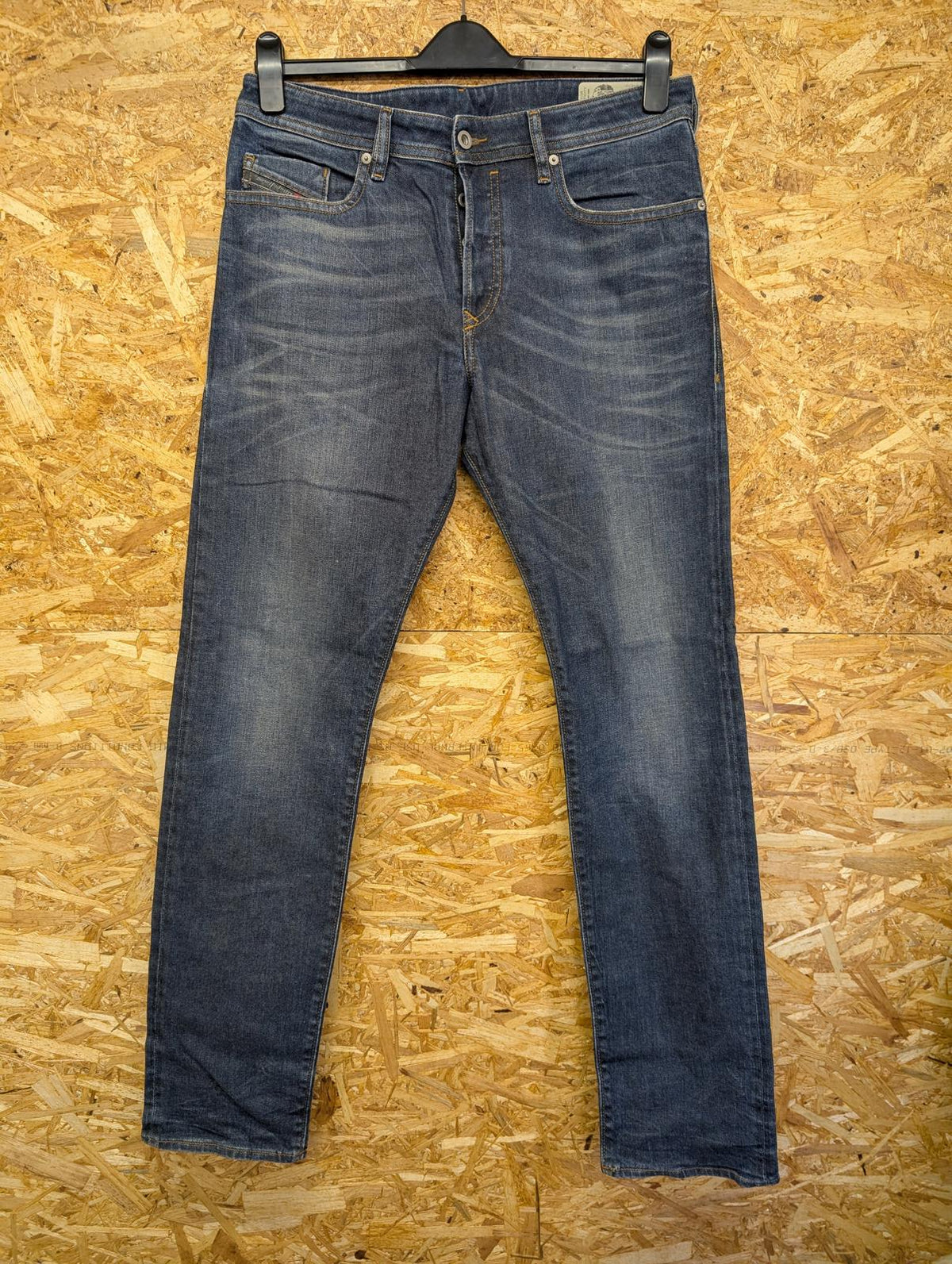 Diesel Buster Jeans W33 L34 Men Blue Stretch Denim Regular Slim Tapered 084ZU