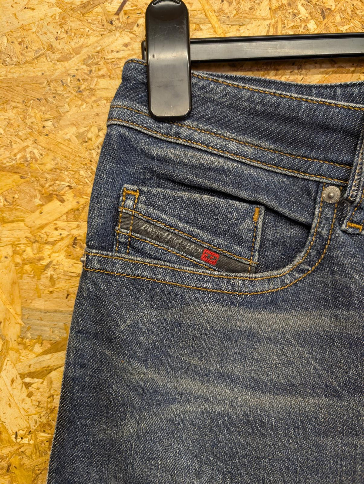 Diesel Buster Jeans W33 L34 Men Blue Stretch Denim Regular Slim Tapered 084ZU
