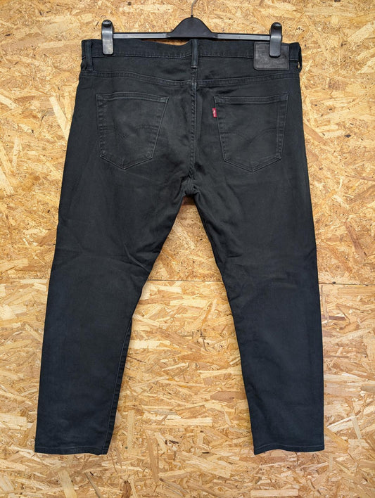 Levis 520 Slim Jeans W34 L32 Men Black Rock Indie Goth Skinny Zip Fly