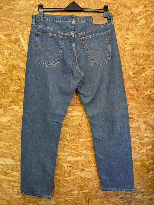 Vintage Levis 618 Jeans W38 L32 Men Orange Tab 90s Blue Denim Regular Straight