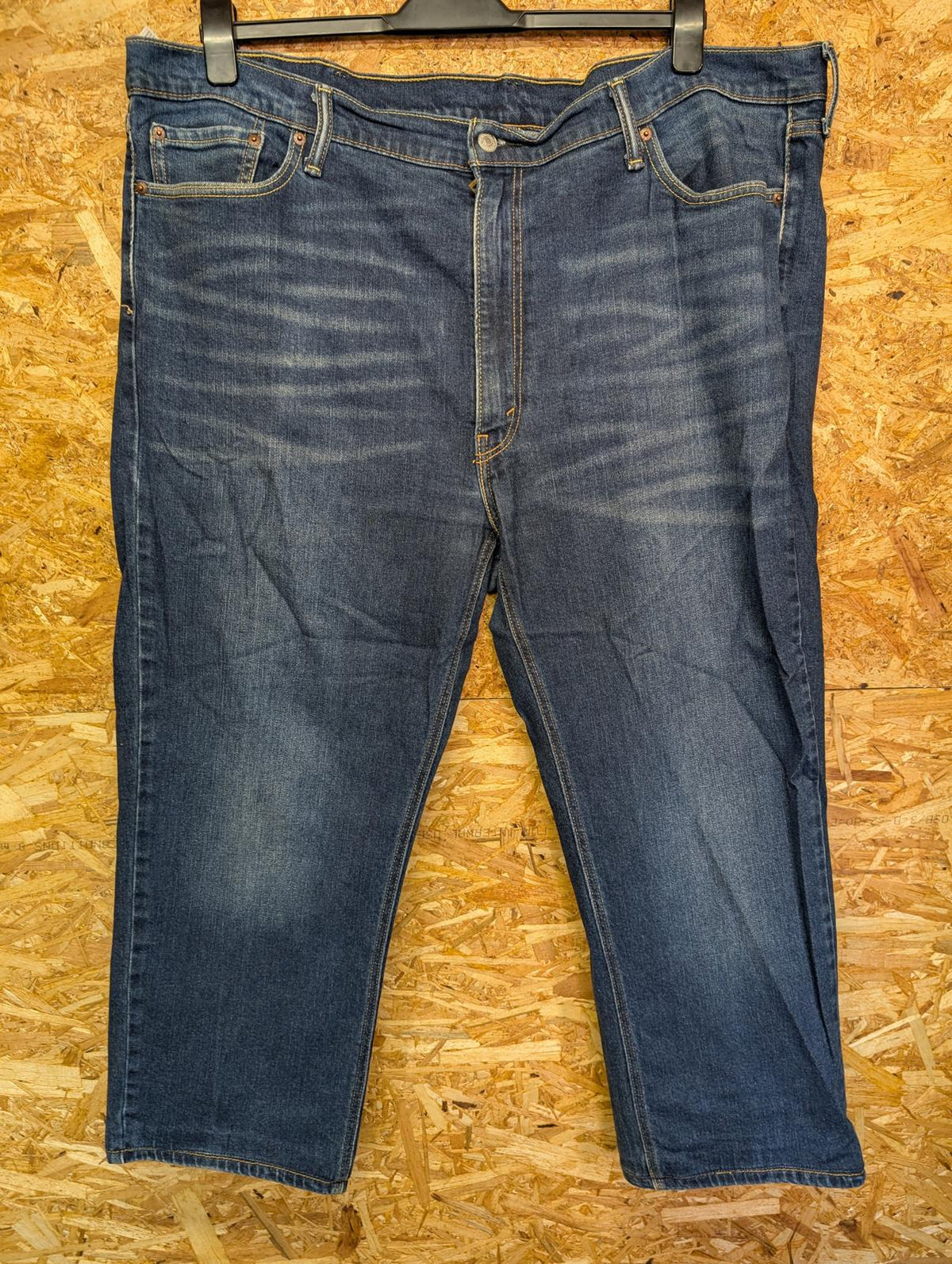 Levis 514 Blue Jeans W44 L27 Men Red Tab Straight Leg Relaxed Fit Blue Denim