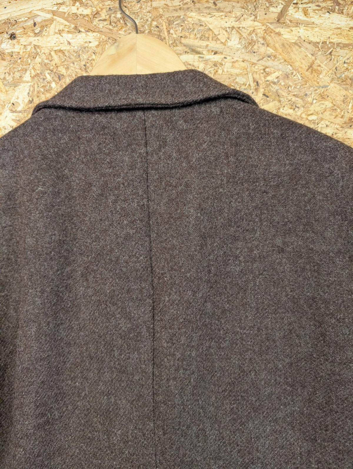 Vintage St Michaels Wool Chore Jacket Medium Men Brown Overshirt M&S Marks