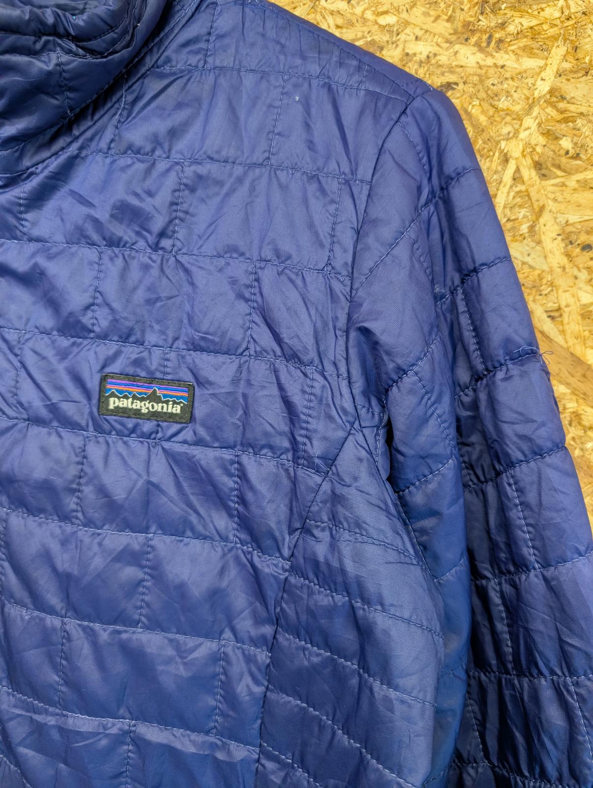 Patagonia Nano Puff Navy Blue Jacket Large Women Quilted Lightweight Layer
