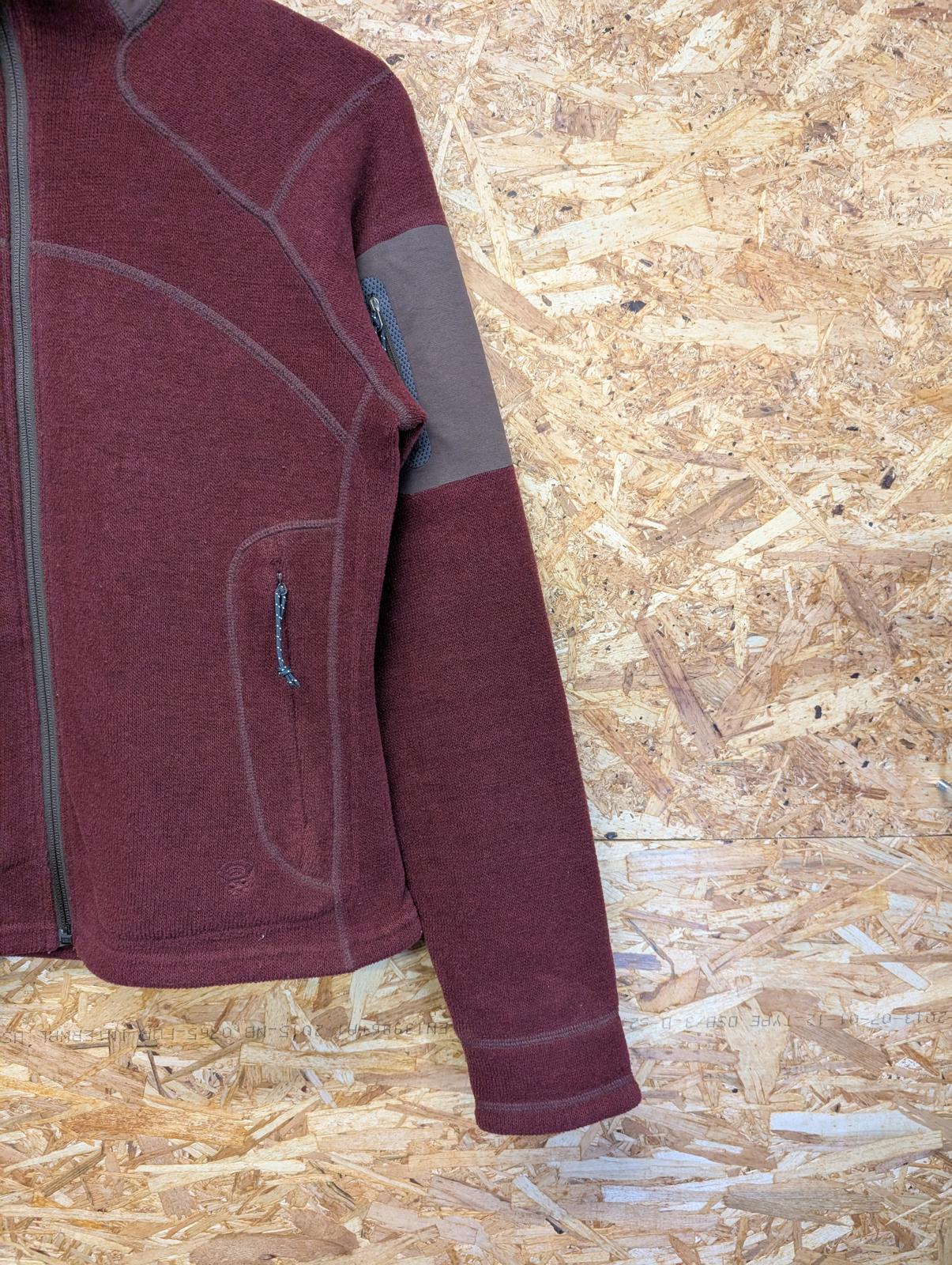 Mountain Hardware Fleece Medium Women Full Zip Pullover Jacket Burgundy Red