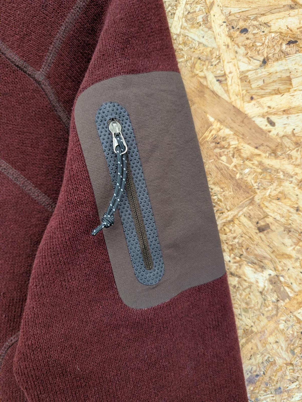 Mountain Hardware Fleece Medium Women Full Zip Pullover Jacket Burgundy Red