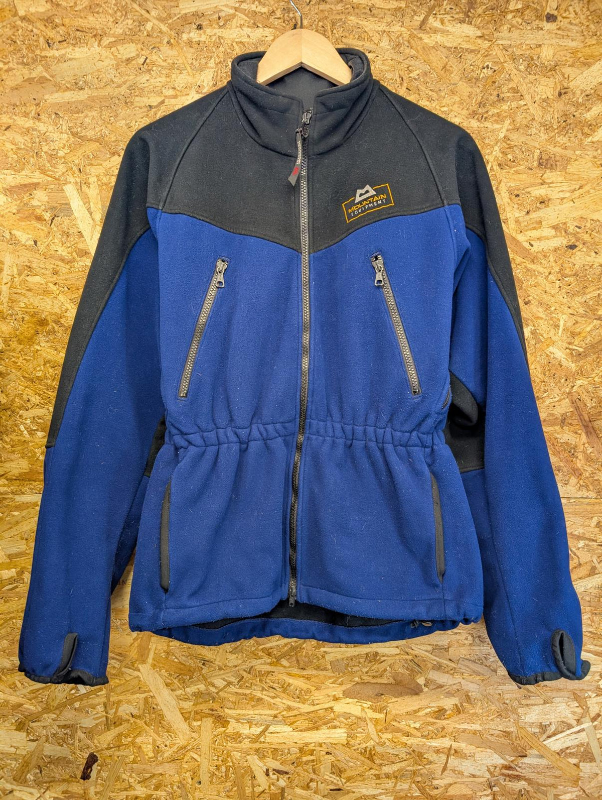 Mountain Equipment Aqua-Fleece Jacket Size 10 Small Women Waterproof Hiking Blue