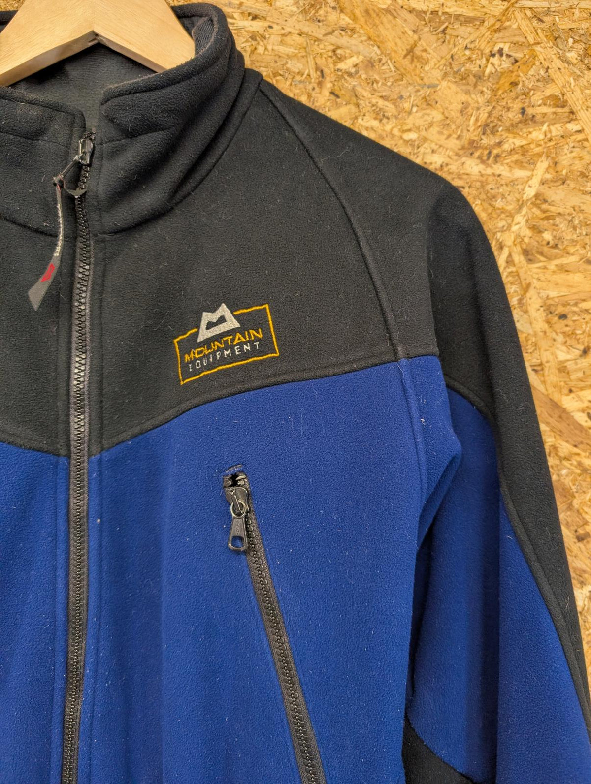 Mountain Equipment Aqua-Fleece Jacket Size 10 Small Women Waterproof Hiking Blue