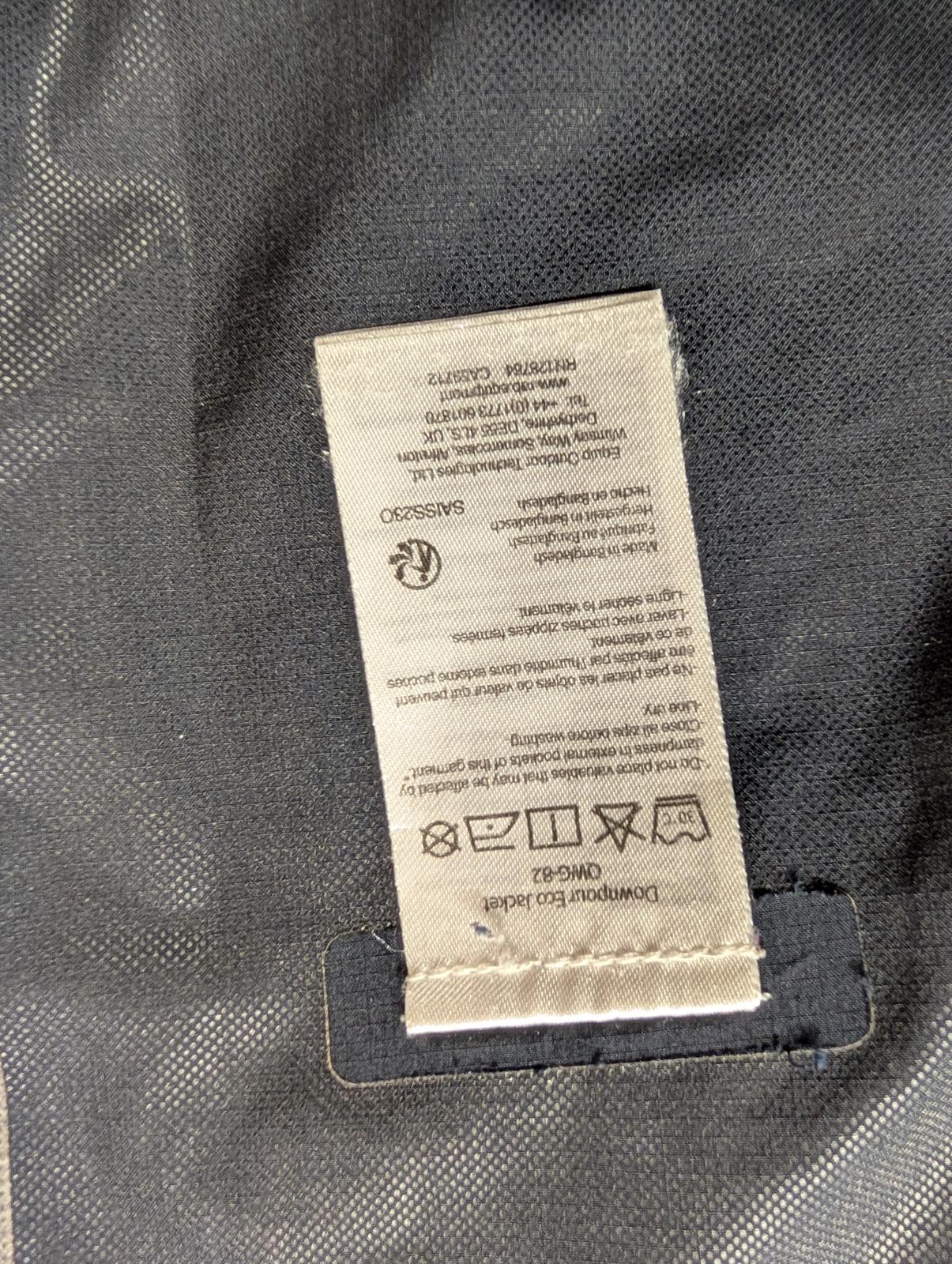 Rab Downpour Eco Jacket Large Men Lightweight Waterproof Hood Rain Shell Coat