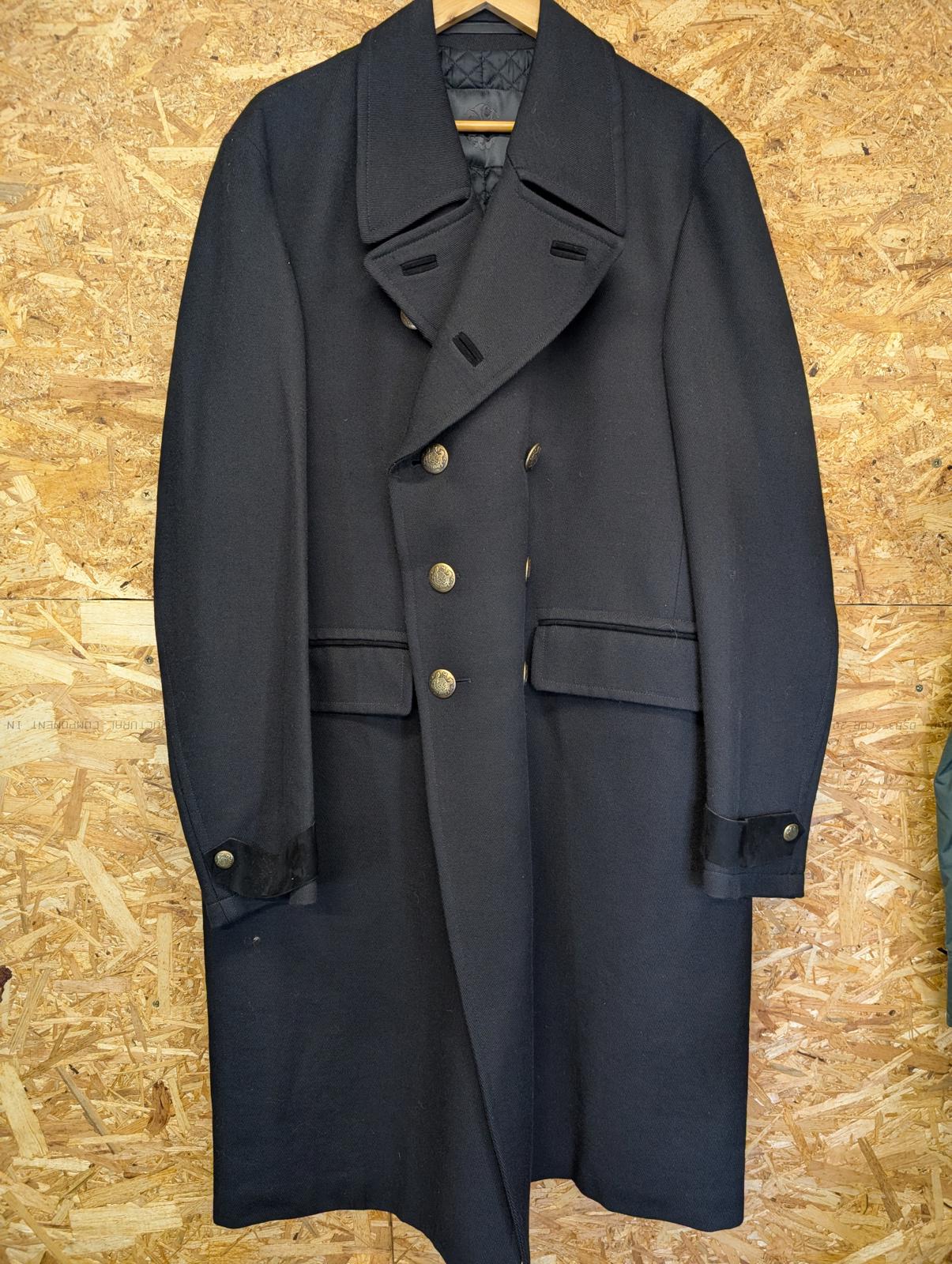 Pretty Green Black Label Coat Size XXL 46 Men Double Breasted Jimi Hendrix