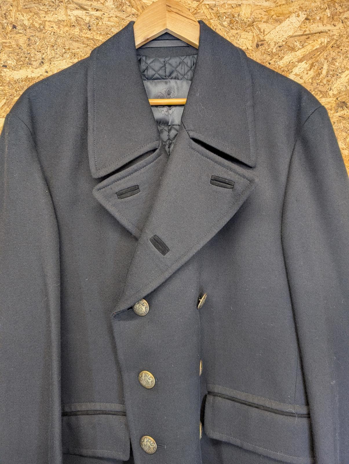 Pretty Green Black Label Coat Size XXL 46 Men Double Breasted Jimi Hendrix