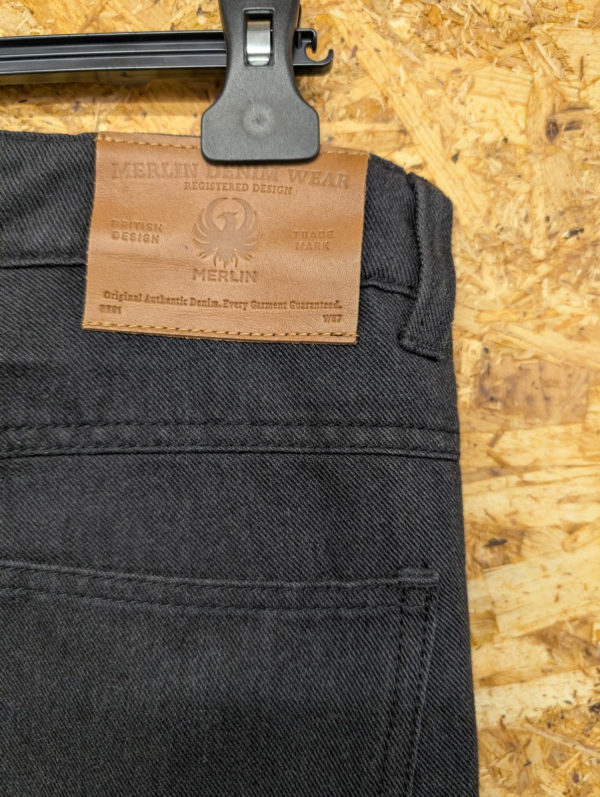 Merlin Brenden Riding Jeans Size W32 L32 Men Motorcycle Grey Black Denim New