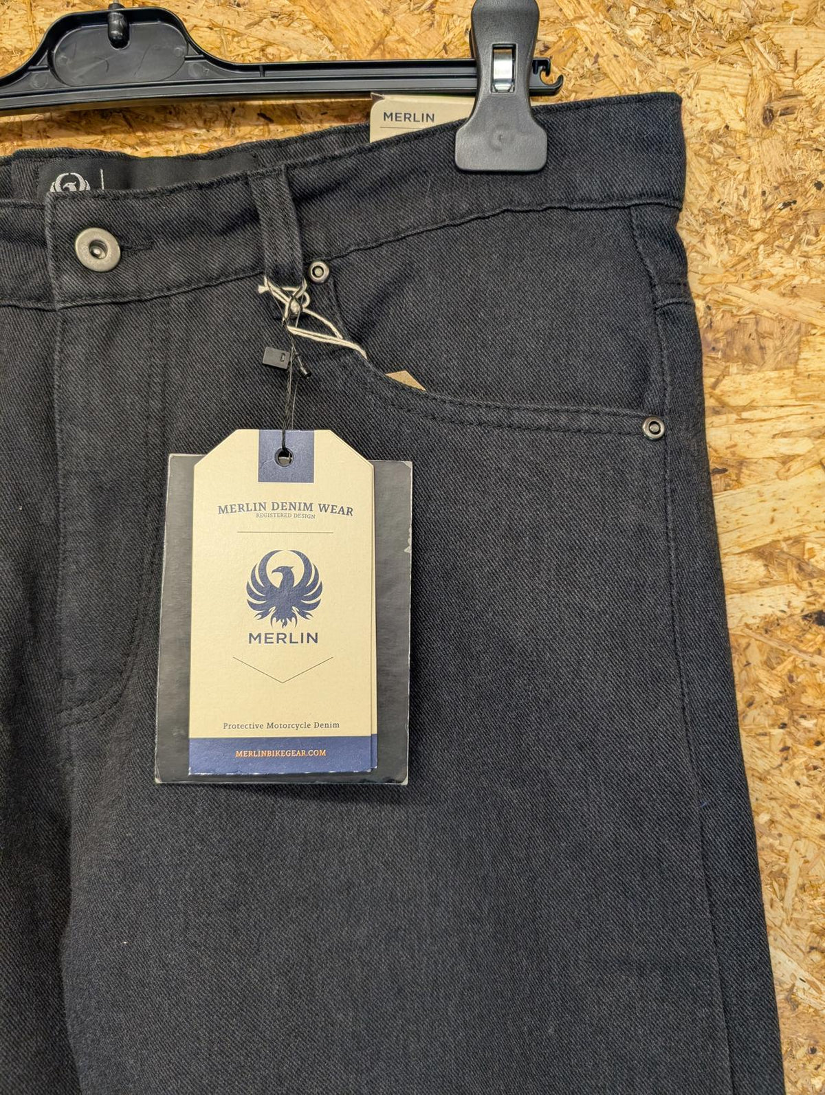 Merlin Brenden Riding Jeans Size W32 L32 Men Motorcycle Grey Black Denim New