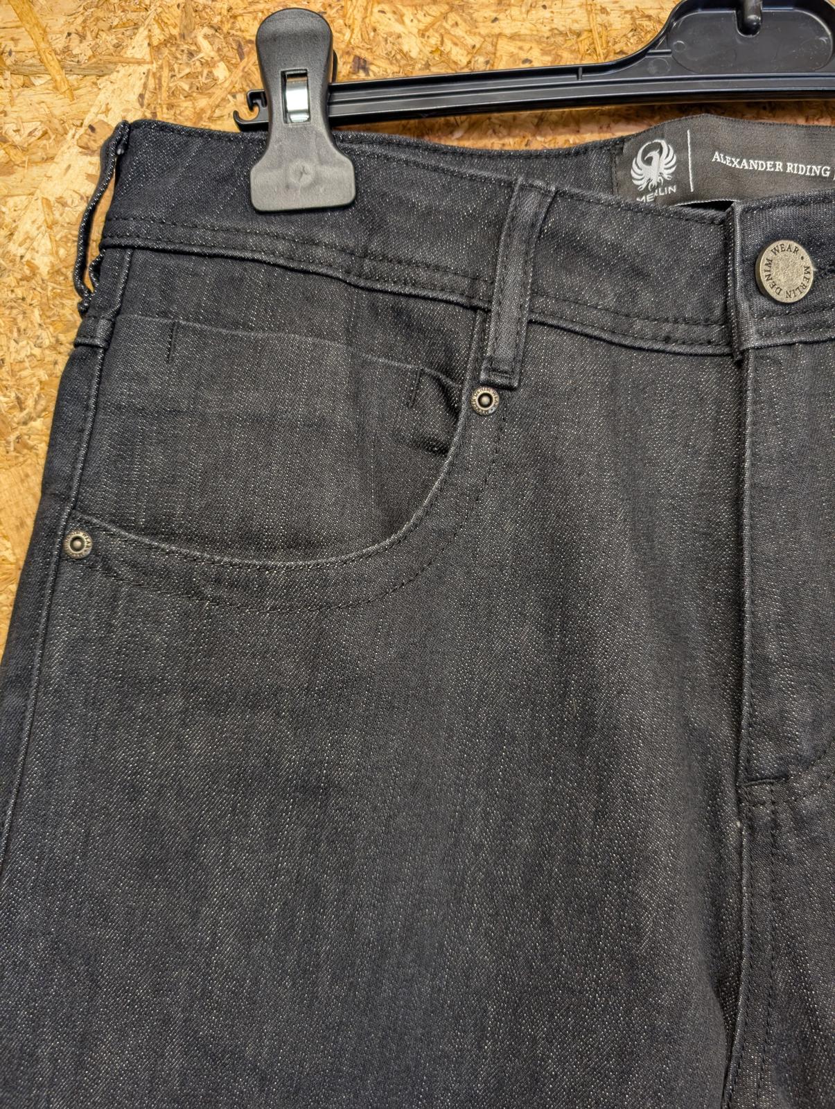 Merlin Alexander Riding Jeans Size W32 L32 Men Motorcycle Grey Black Denim New