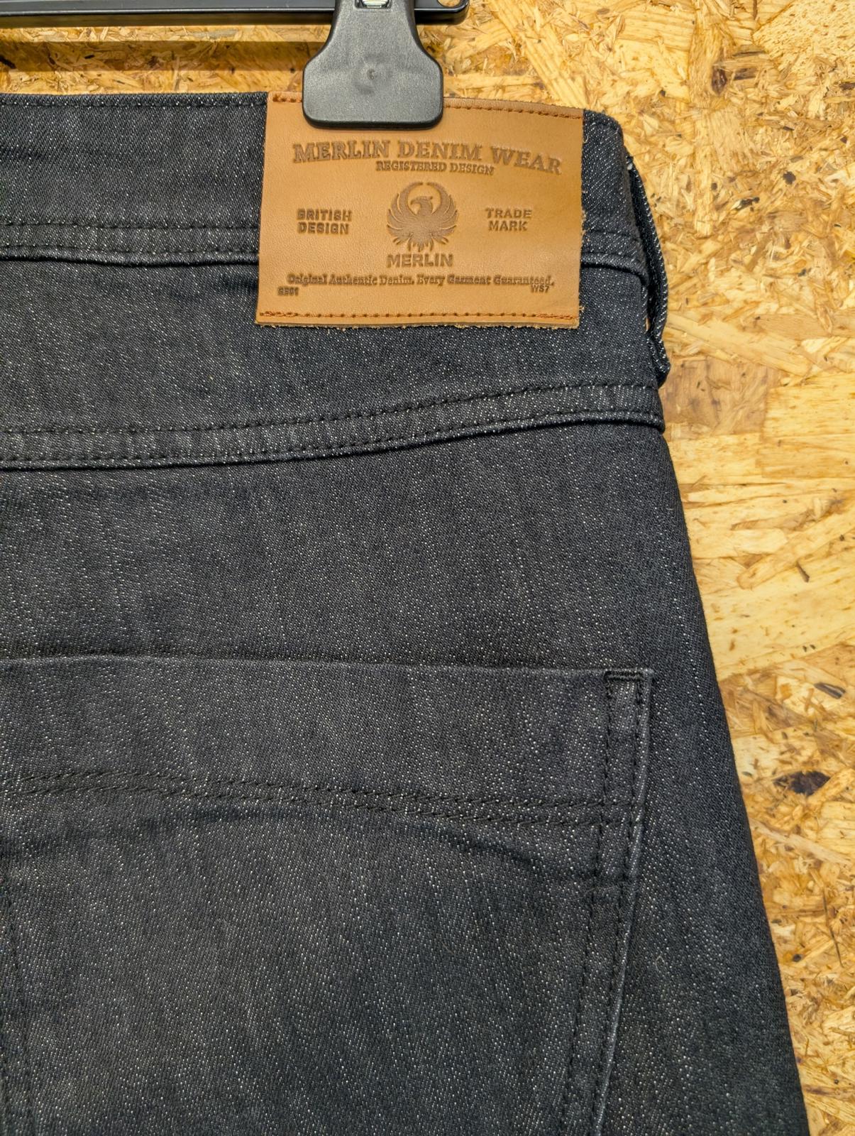 Merlin Alexander Riding Jeans Size W32 L32 Men Motorcycle Grey Black Denim New