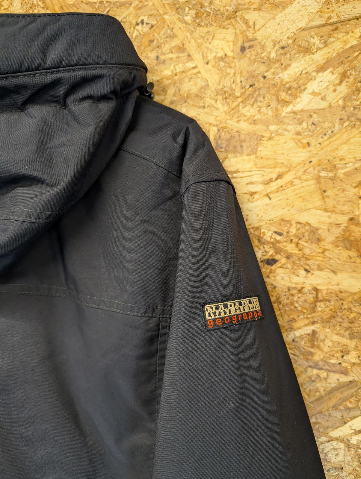 Napapijri Padded Parka Jacket XXL Men Insulated Puffa Warm Black Coat Hooded